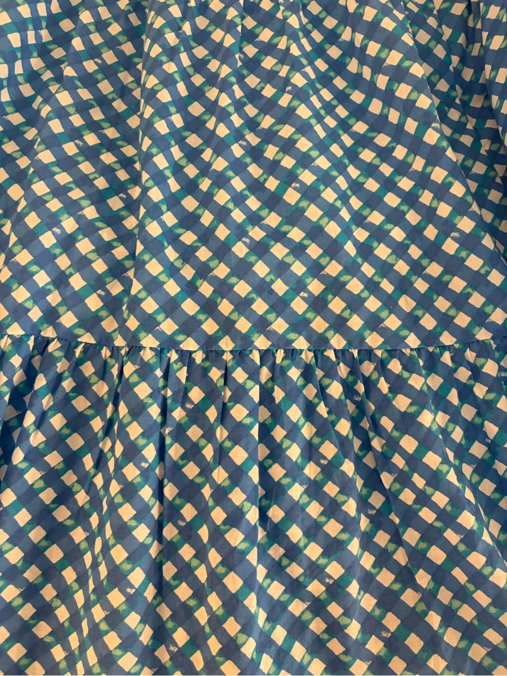 Lilly Pulitzer Blue and White Gingham Maxi Dress - Picture 4 of 5